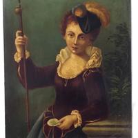 François Boucher  1703-1770 antico olio su tavola