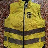 Giubbino senza maniche imbottito alta visibilità