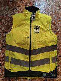 Giubbino senza maniche imbottito alta visibilità