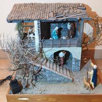 Diorama presepe artigianale fatto a mano