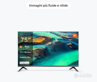 Smart TV Xiaomi TV F Pro 75 pollici QLED 4K NUOVA!