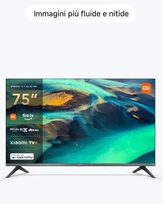 Smart TV Xiaomi TV F Pro 75 pollici QLED 4K NUOVA!