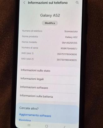 Samsung Galaxy  A52 5g