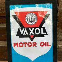 Quadro insegna grafica Vaxol Motor vintage