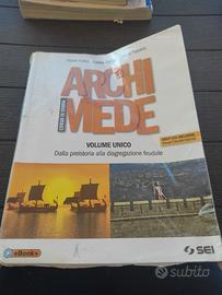 libro  storia " Archimede"