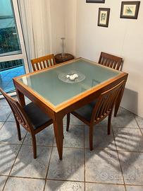 Tavolo Calligaris allungabile e sedie