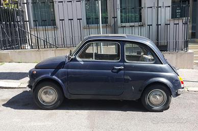 Fiat 500 anno 1968 Targa ROMA B8 a GPL.