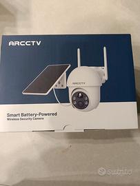 Telecamera wifi con pannello solare