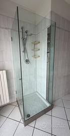 Box doccia in vetro 75x75 (2 lati)