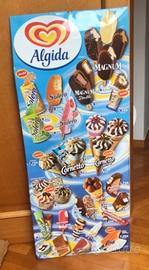 Tabella gelati algida anno 2000