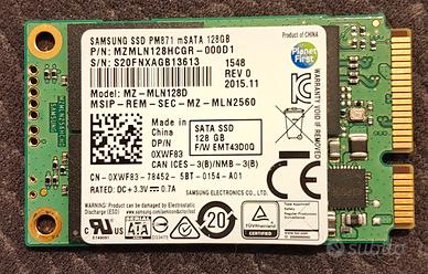 SSD Samsung mSata 128gb