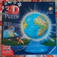 mappamondo lampada 3d puzzle Ravensburger