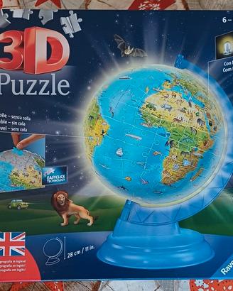 mappamondo lampada 3d puzzle Ravensburger