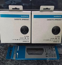 Pignoni e catena shimano