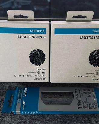 Pignoni e catena shimano