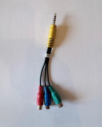 Adattatore RGB da 3.5mm a 5 RCA