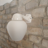 Lampade da parete inizi 900 in ceramica e vetro