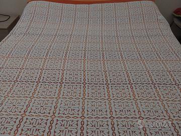 copriletto matrimoniale uncinetto fatto a mano