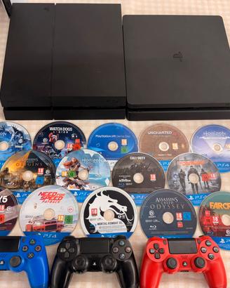 PlayStation 4 con giochi