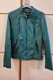 giubbino ecopelle donna
