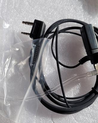 Microfono Auricolare pneumatico attacco kenwood