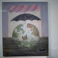 A. Rolfi olio su tela 1972 50x60