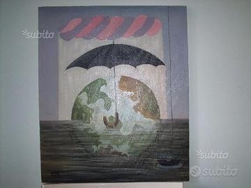 A. Rolfi olio su tela 1972 50x60