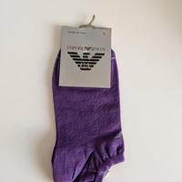 Calze Emporio Armani NUOVE S 39/41 Viola corti uni