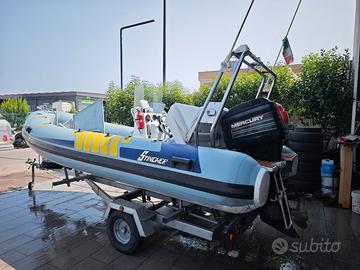 Gommone stingher 5 m mercury 75 cv, con carrello