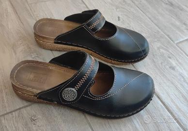 Sandalo sabot EasyStreet Deichmann nere n. 39