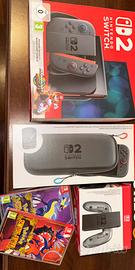 Nintendo switch 2 con accessori e giochi