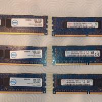 Lotto 22GB RAM DDR3L ECC Registered - Dell 1333MHz