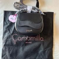 Borsa Camomilla tracolla/patta s emma nero