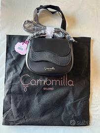Borsa Camomilla tracolla/patta s emma nero