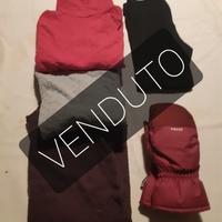 N.3 maglie termiche+1 pantalone termico+guanti