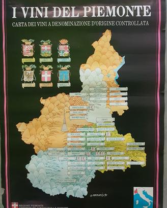 poster i vini del Piemonte g.ferraris