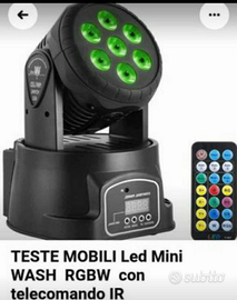 Teste mobile rgb con telecomando