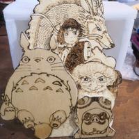 quadretto miazaki totoro 