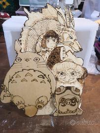 quadretto miazaki totoro 