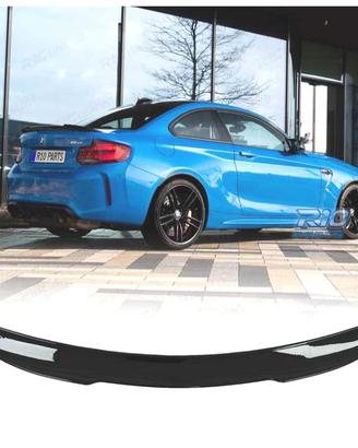 SPOILER ALETTONE BMW F22 LOOK M4 NERO LUCIDO