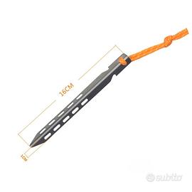 10 Picchetti Tenda Trekking TITANIO 12 grammi cad.