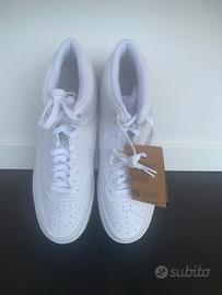 Nike Court Vision Mid NN Triple White nuove – 46
