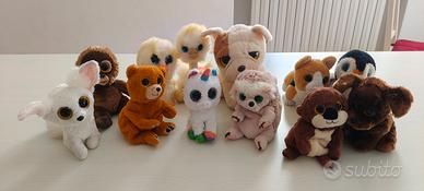 Lotto 12 peluche Ty Beanie Boos occhioni glitter