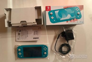 Console Nintendo Switch Lite Turchese Completa 