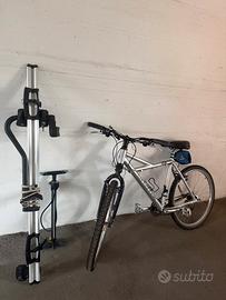 Bici cannondale + porta bici auto