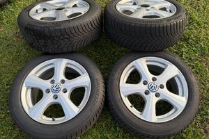 CERCHI IN LEGA 16 VW AUDI GOMME 205/55/16 INVERNAL