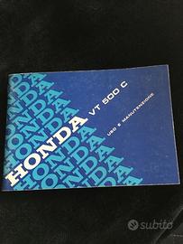 VT500C libretto uso manutenzione moto honda, usato