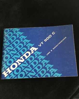 VT500C libretto uso manutenzione moto honda, usato