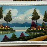 Quadro ad olio su tela dell’artista‘Bianchi’60x120