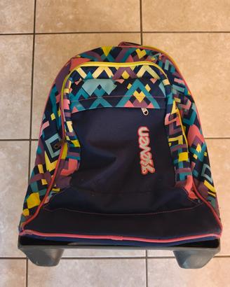 zaino scuola con carrello